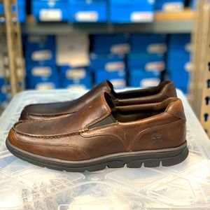 Timberland loafer brown leather new in box